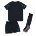 Manchester City Replika Babytøj Tredje sæt Børn 2023-24 Kortærmet (+ Korte bukser)